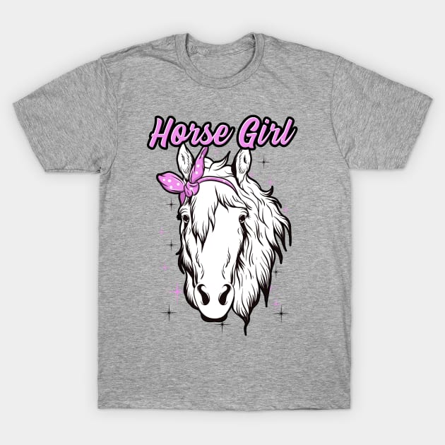 Horse t shirt girl sale